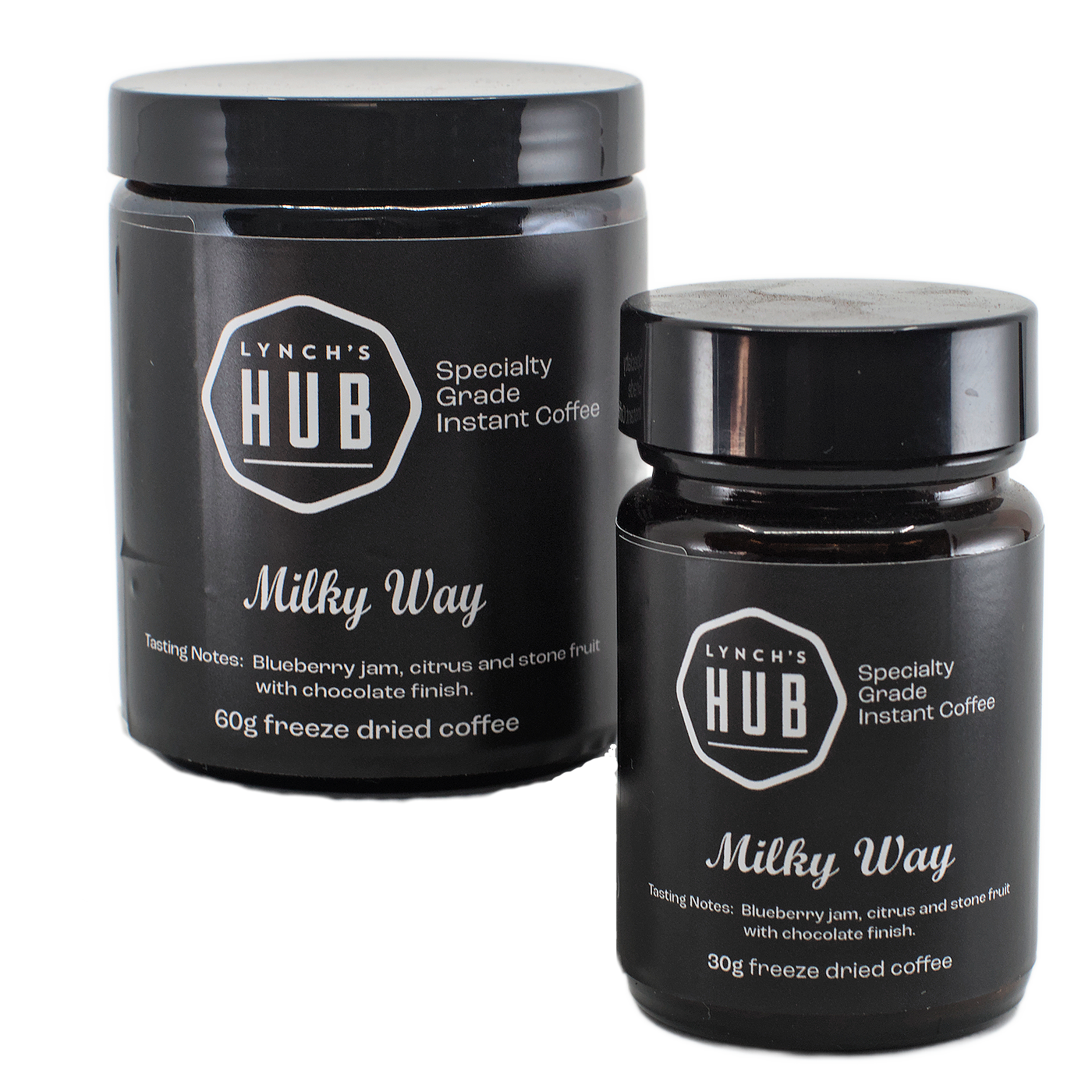 Milky Way Instant Coffee – Specialty Freeze Dried Blend, 30g and 60g