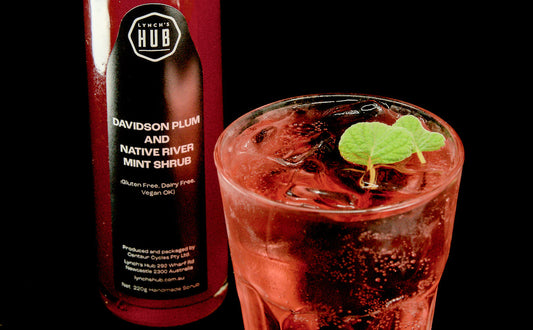Davidson Plum shrub cocktail