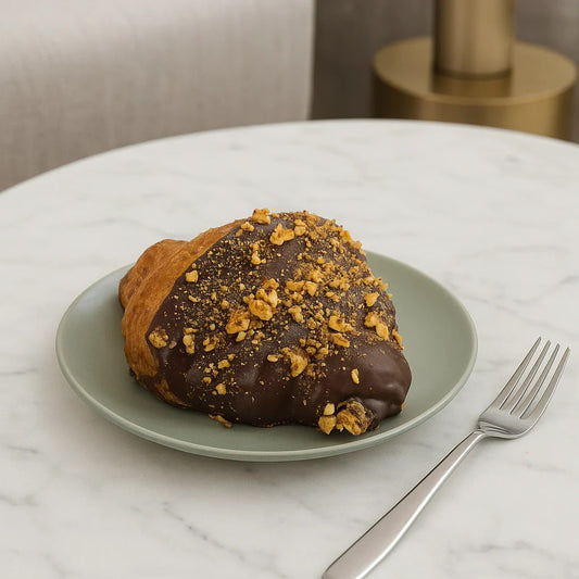 Oh My Days vegan Chocolate and Hazelnut Croissants. Pre-order Newcastle