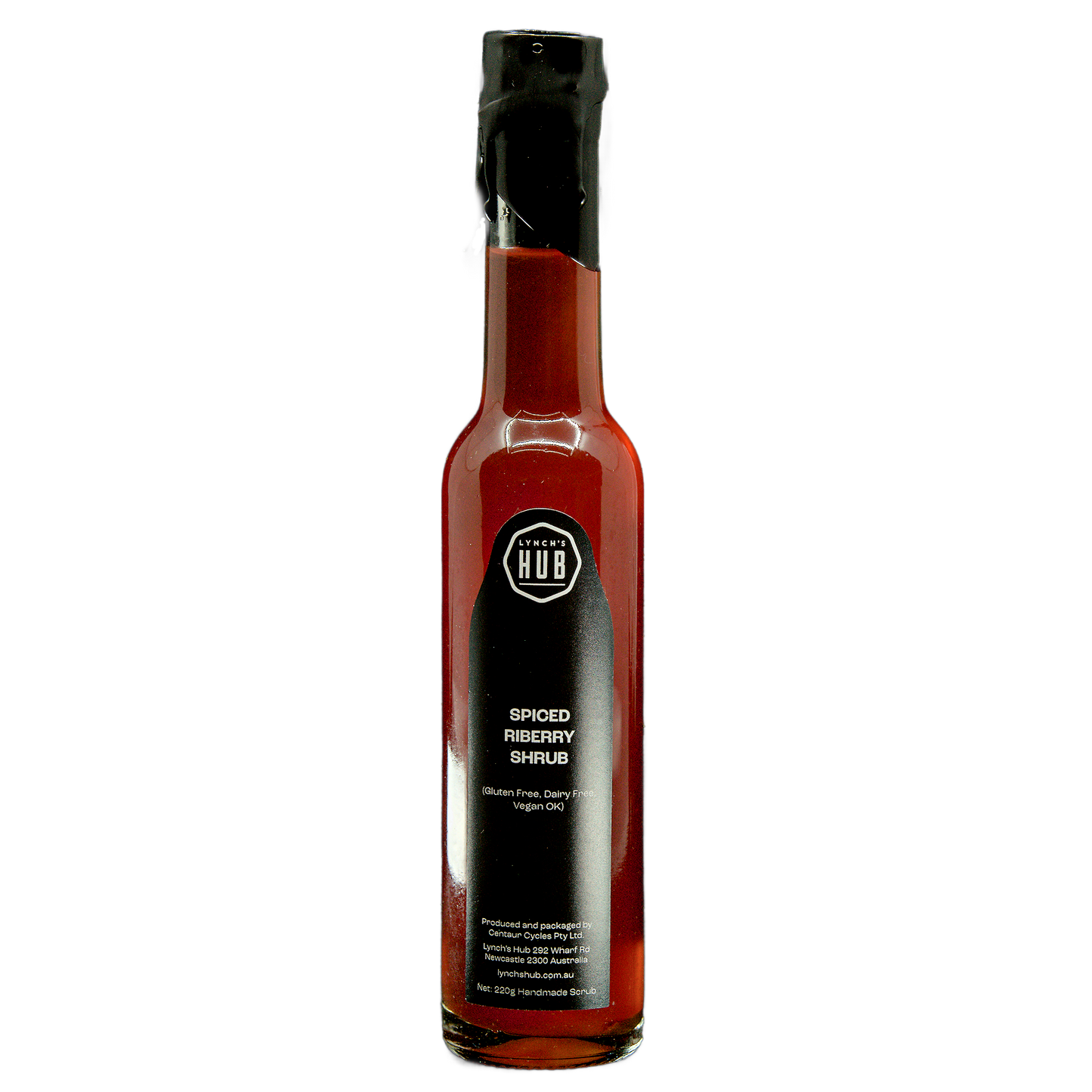 Spiced Riberry Shrub – Native Mixer, Cordial, 220g 