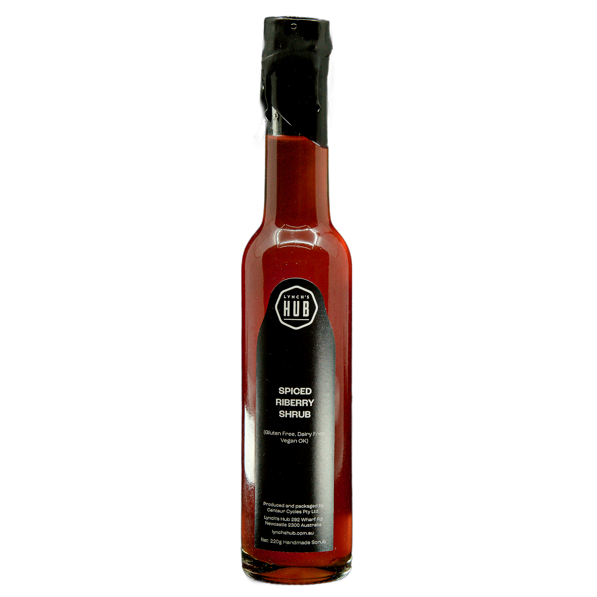Spiced Riberry Shrub – Native Mixer, Cordial, 220g 