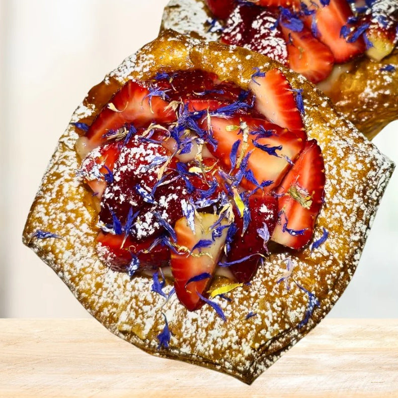 Oh My Days Strawberry and Vanilla Bean Custard Danish Newcastle Pre-Order